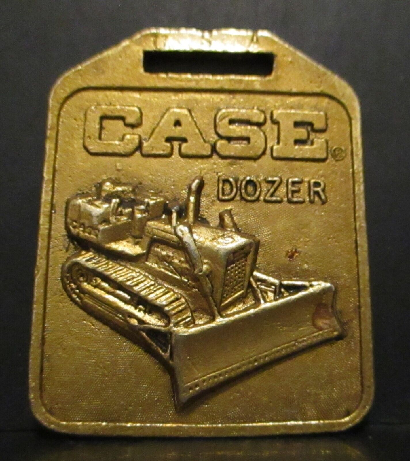 CASE Crawler Dozer Bulldozer Pocket Watch Fob Housatonic Tractor Corp NY CT