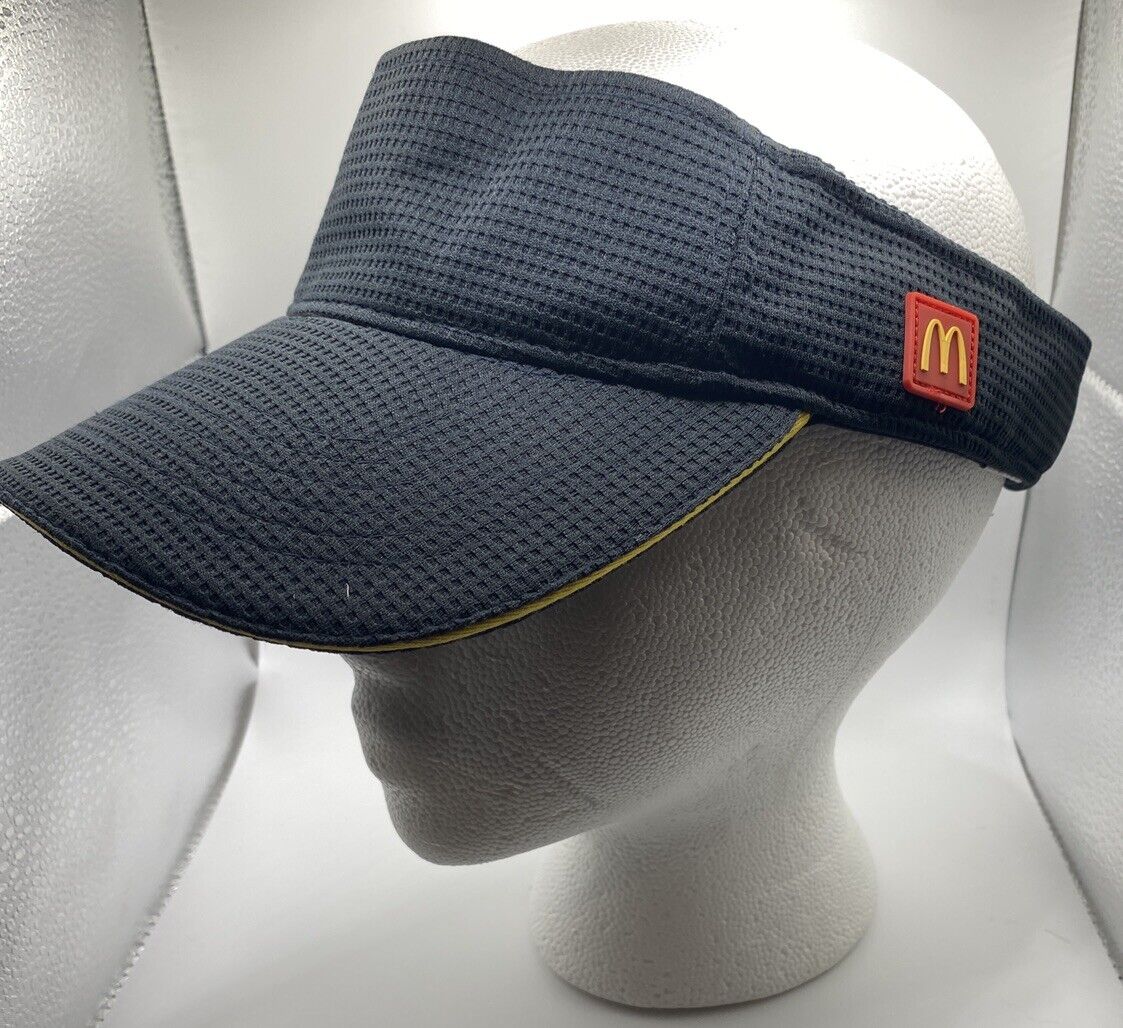 McDonald\'s Uniform Visor Hat Employee Adjustable Cap Apparel Collection Brand