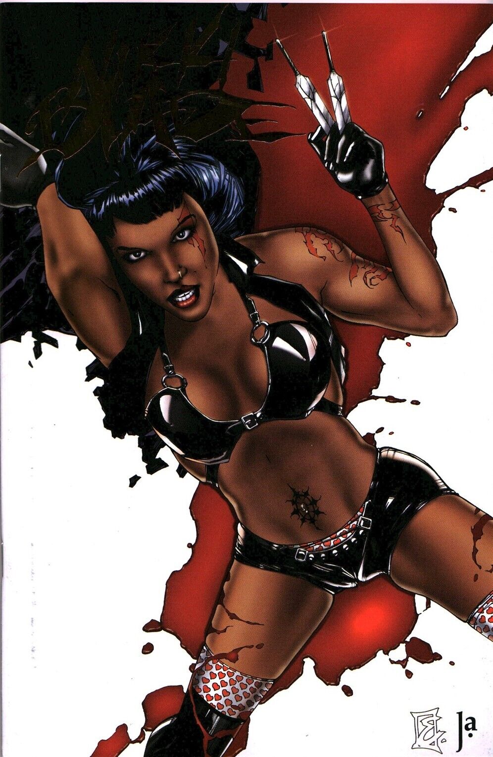 High Impact Comics Nikki Blade #1C Comic Book 1997 1st Series Gold Foil Cover
