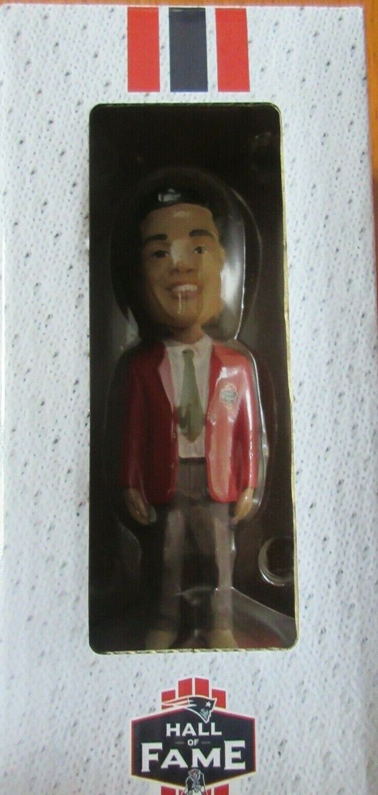 2013 Tedy Bruschi Patriots Hall of Fame Inductee Bobble Head Limited to 1,200
