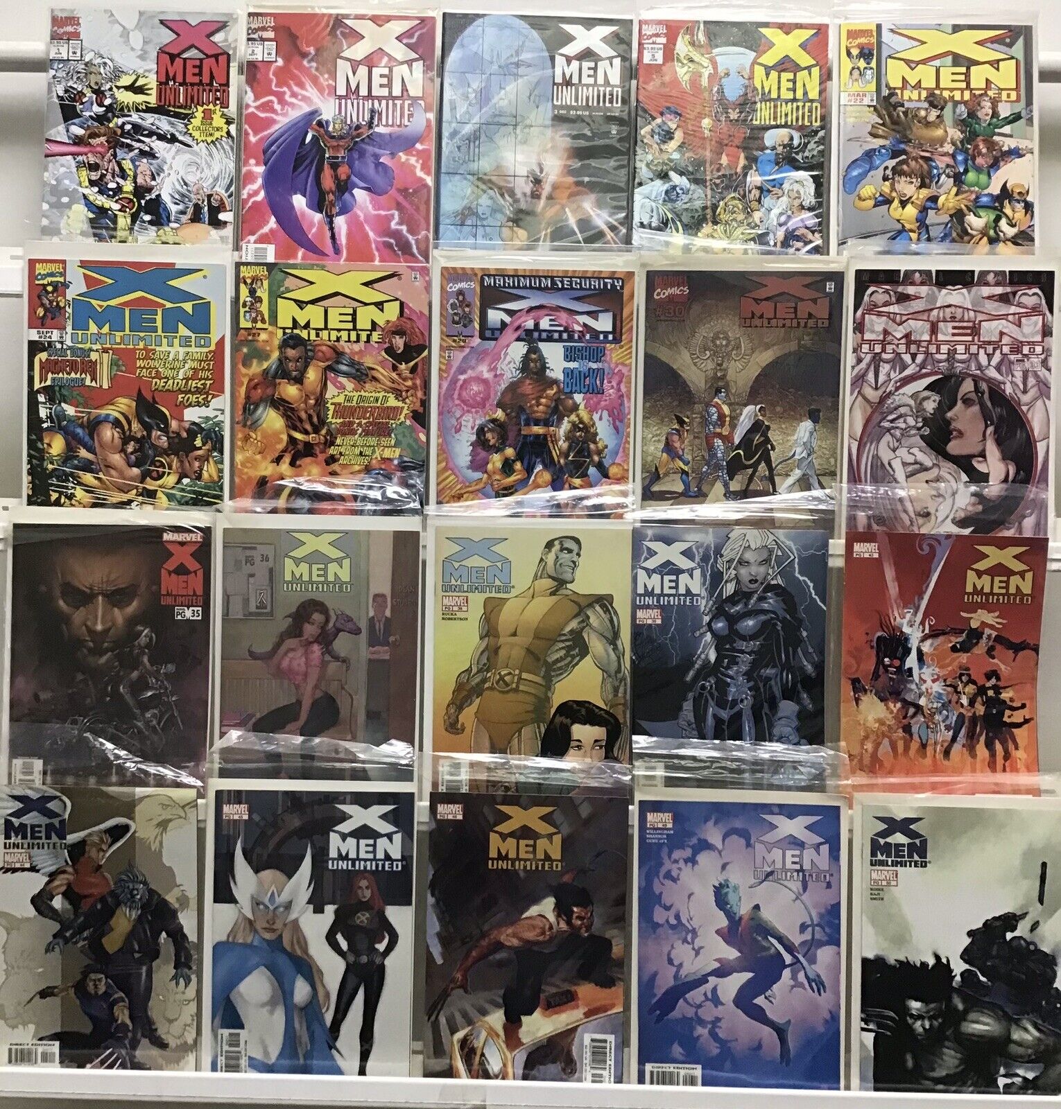 Marvel Comics X-Men Unlimited 1st Series Lot Of 20 Comics
