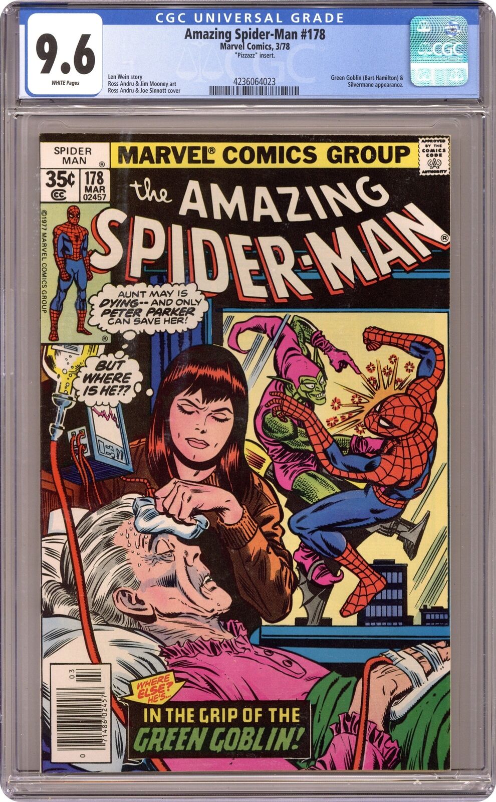 Amazing Spider-Man #178 CGC 9.6 1978 4236064023