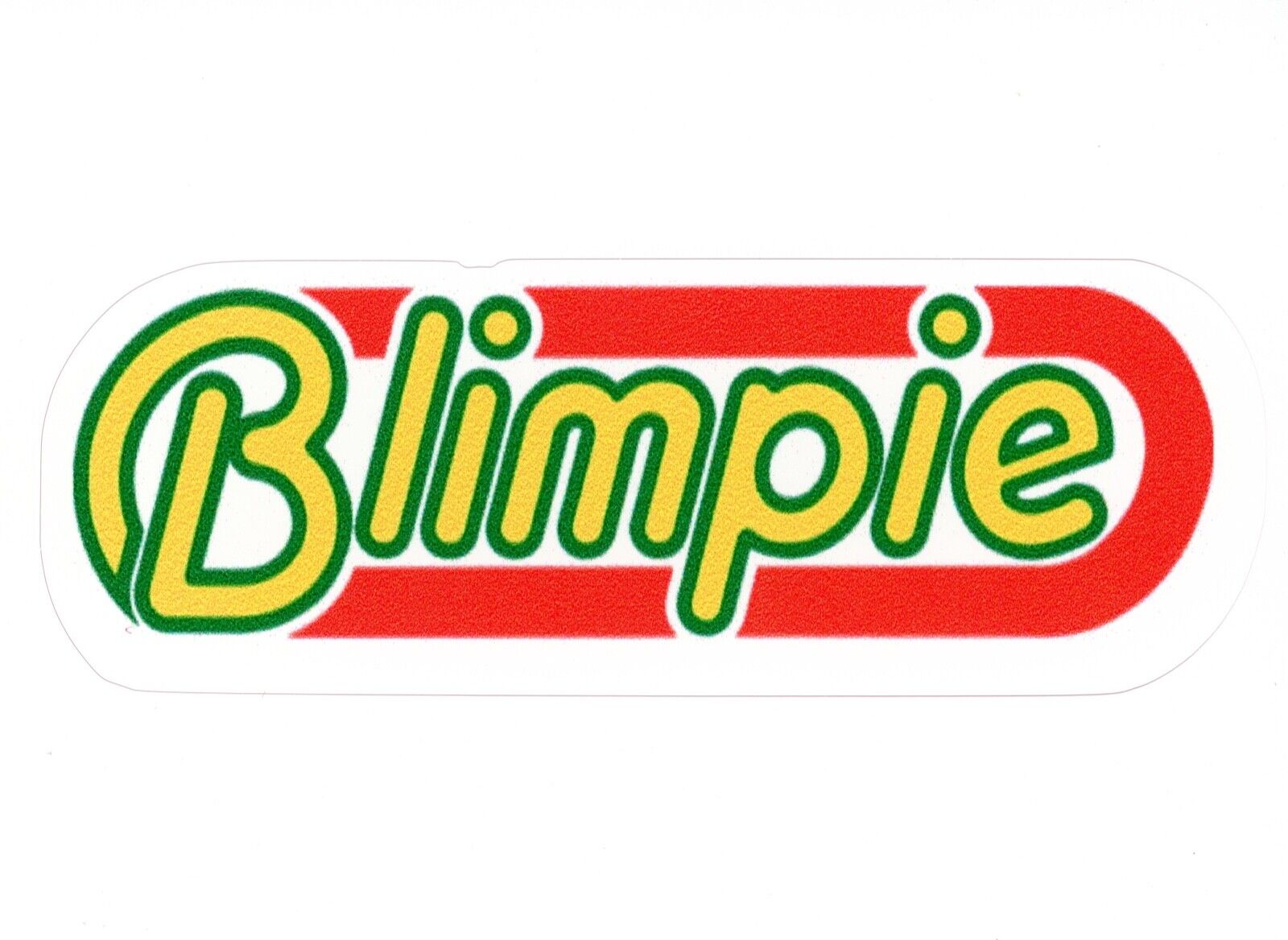 Blimpie Subs Logo Sticker (Reproduction)