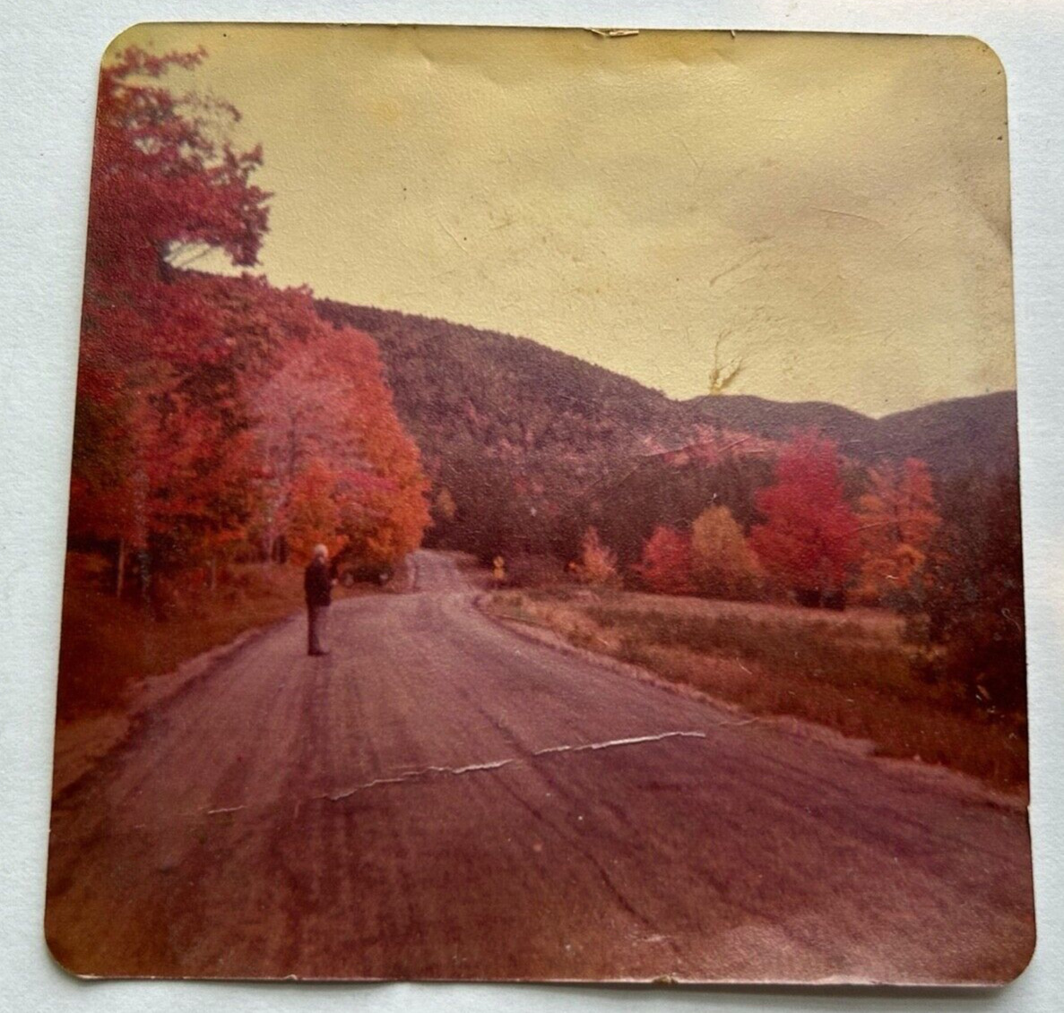 vtg 1975 Elizabethtown Keene New York old PHOTO Kodak NY Adirondacks Lake Placid