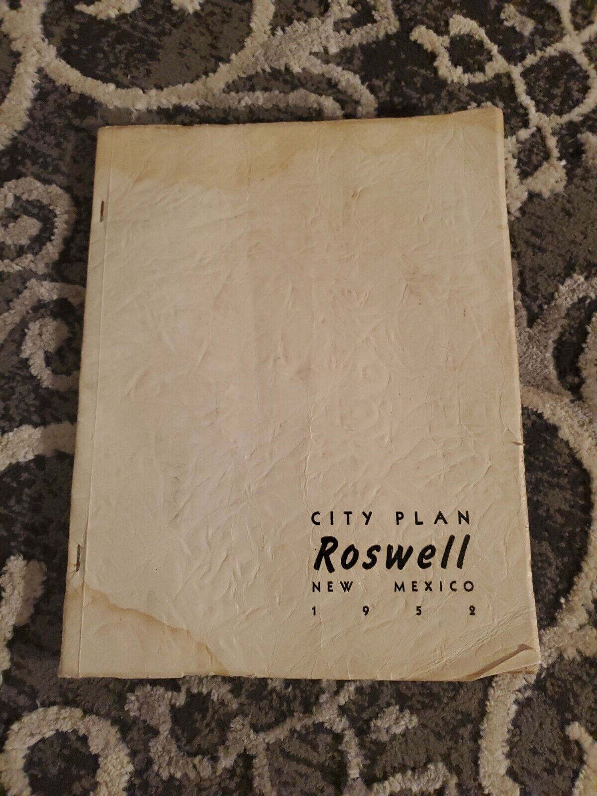 ROSWELL NEW MEXICO 1952 CITY PLANNING COMMISSION COLLECTIBLE 