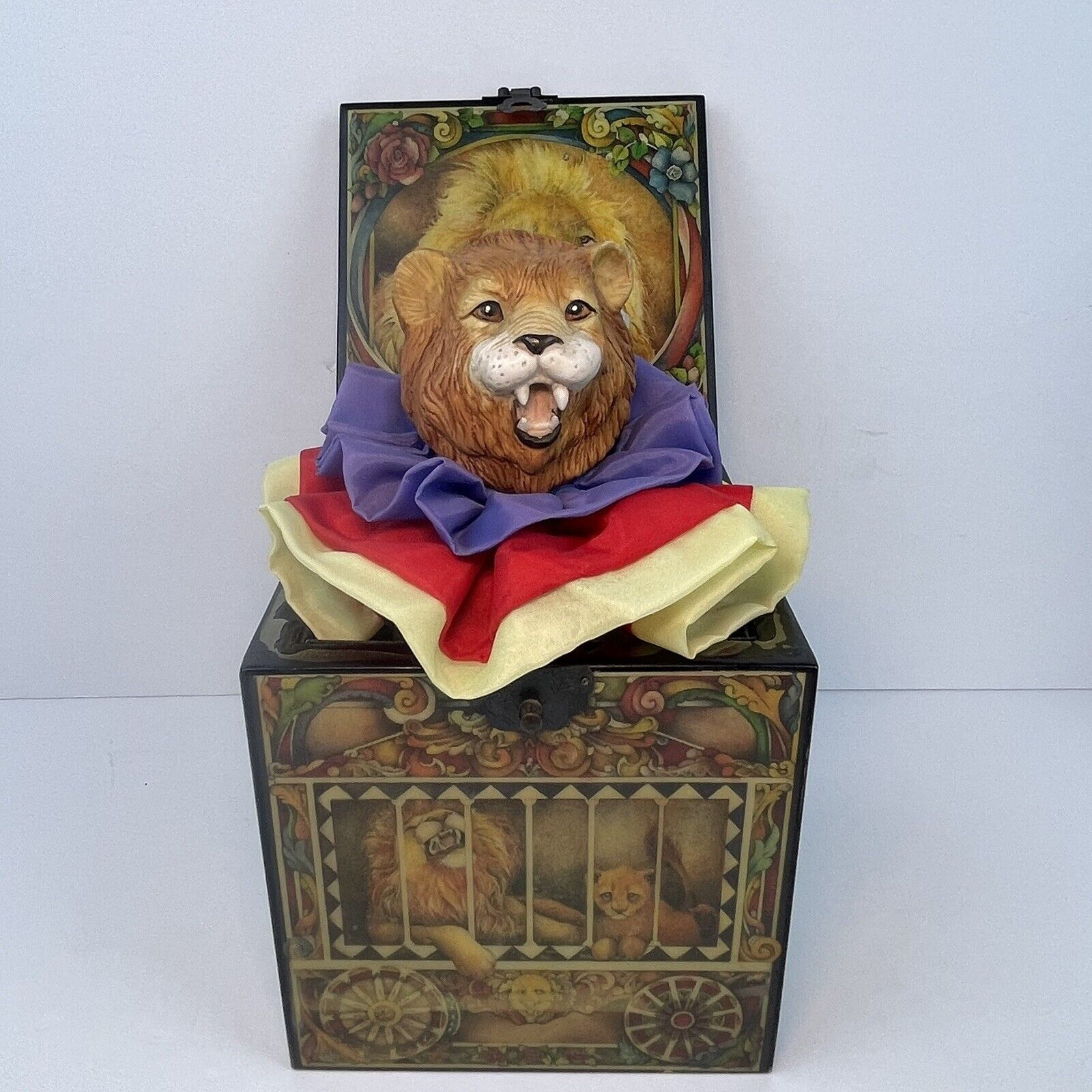 Limited Edition Musical (lion) Jack in the Box - Monarch of the Midway Festivale
