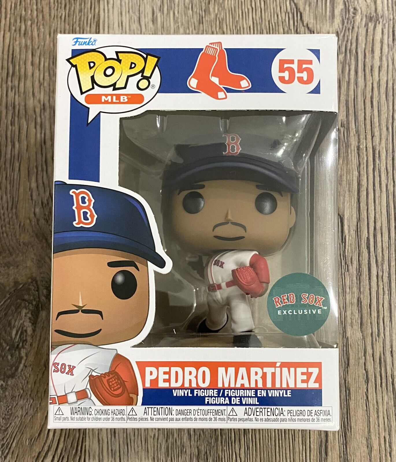Funko Pop MLB Baseball: Pedro Martinez #55 Boston Red Sox Exclusive