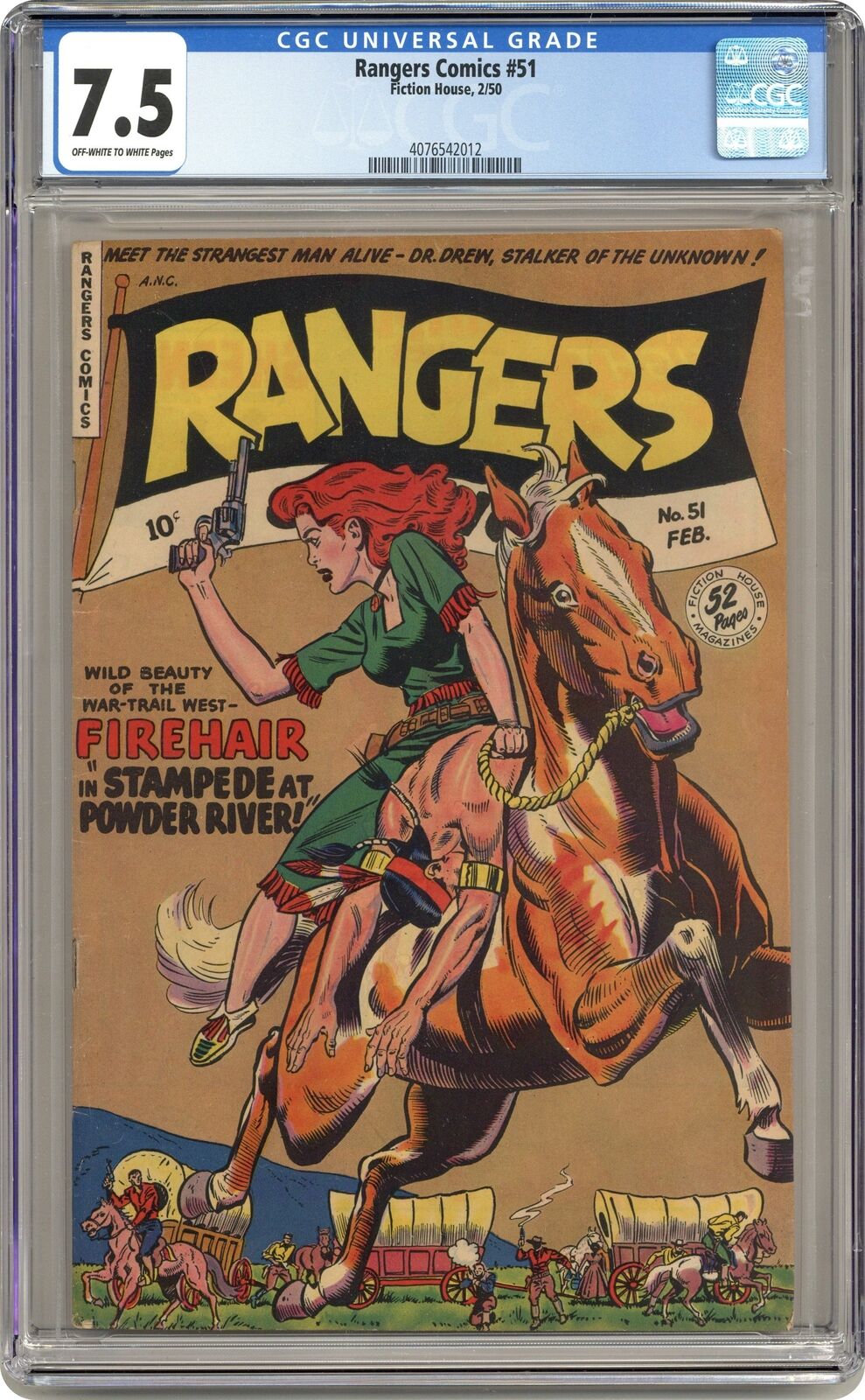 Rangers Comics #51 CGC 7.5 1950 4076542012