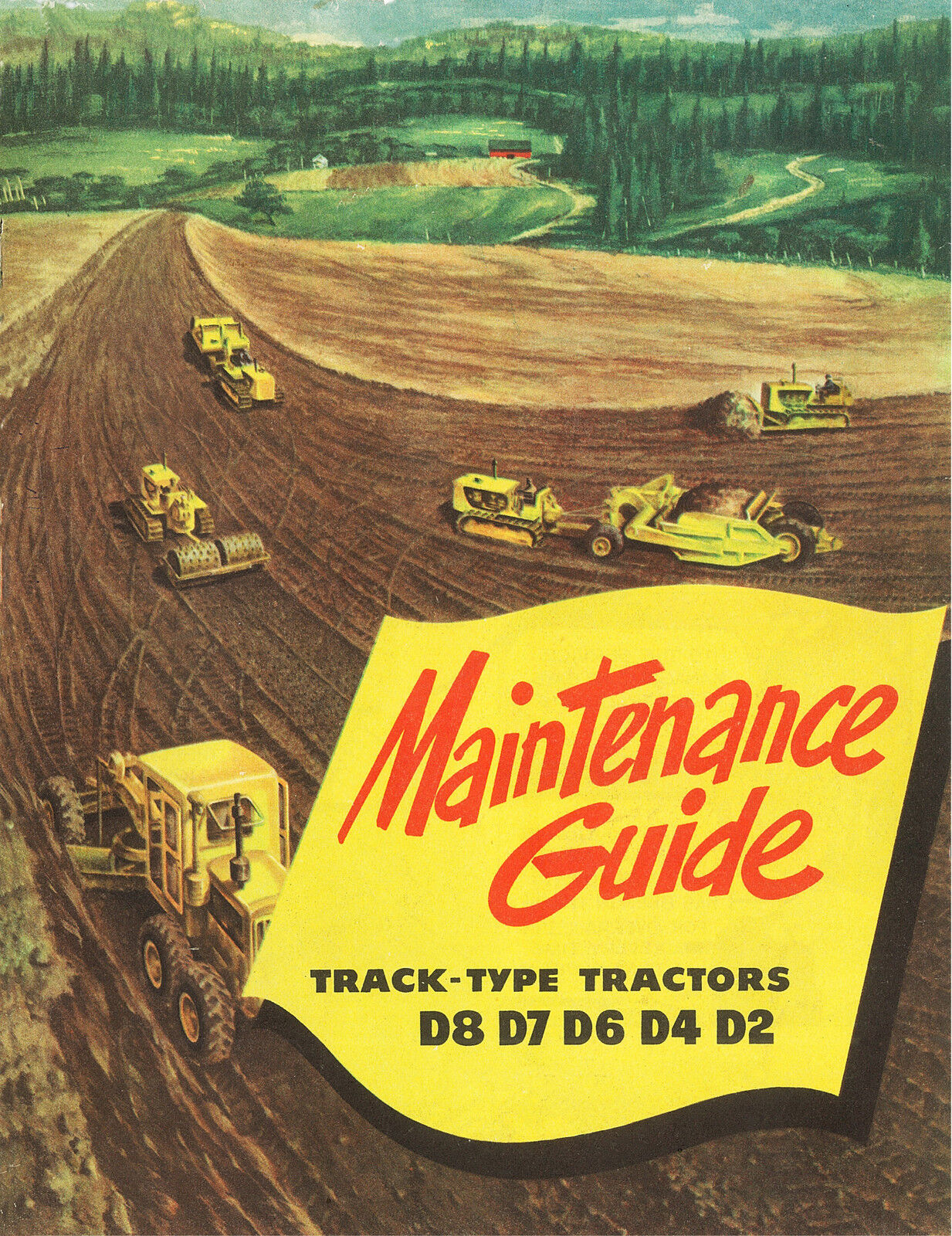 Caterpillar Maintenance Guide D8 D7 D6 D4 D2 Booklet