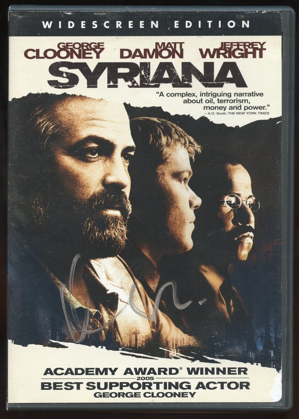 Matt Damon signed autograph auto Syriana Thriller DVD Video Discs JSA Stickered
