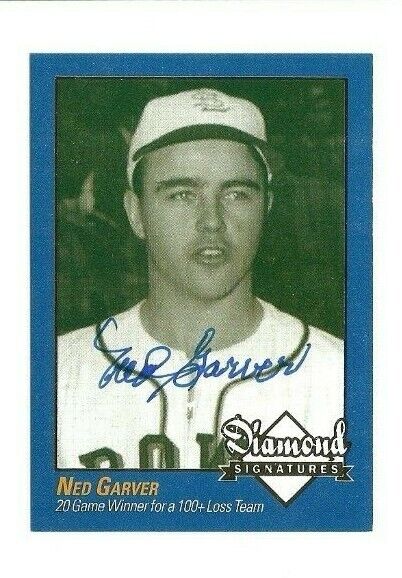 Ned Garver 2009 Diamond Authentic autographed signed St. Louis Browns