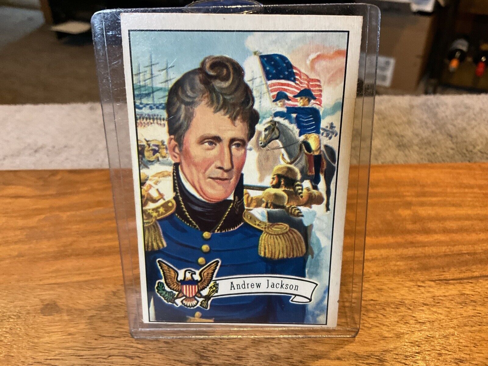 1952 Bowman U.S. Presidents Andrew Jackson Collector Series Card #10 MINT