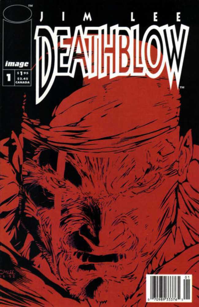 Deathblow #1 Jim Lee Newsstand Cover (1993-1996) Image Comics