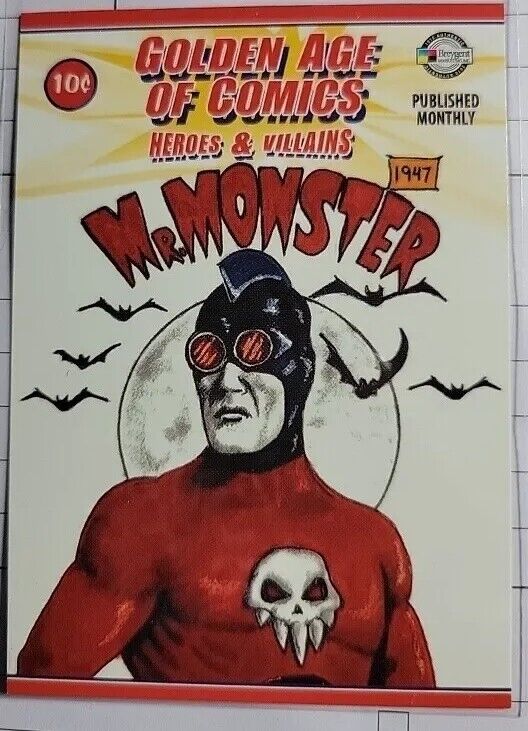 2010 Golden Age of Comics Heroes and Villians Promos #6 Mr. Monster