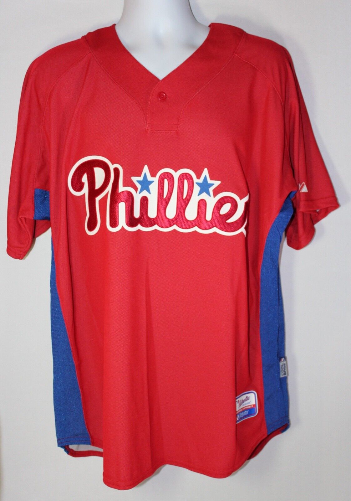 Philadelphia Phillies Men’s XL #36 Chase Utley MLB Majestic Cool Base Jersey NWT