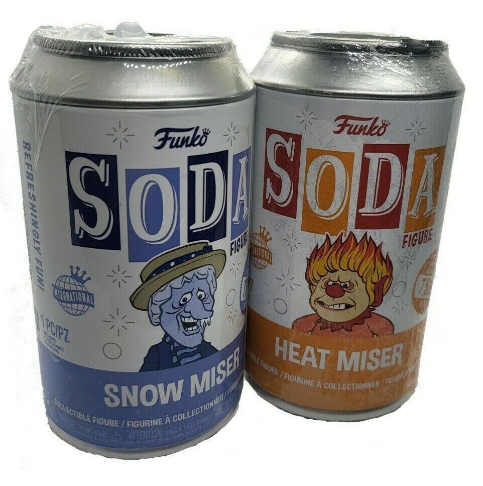Funko Soda Heat Miser & Snow Miser Lot 2 New Sealed Possible Chase Christmas 