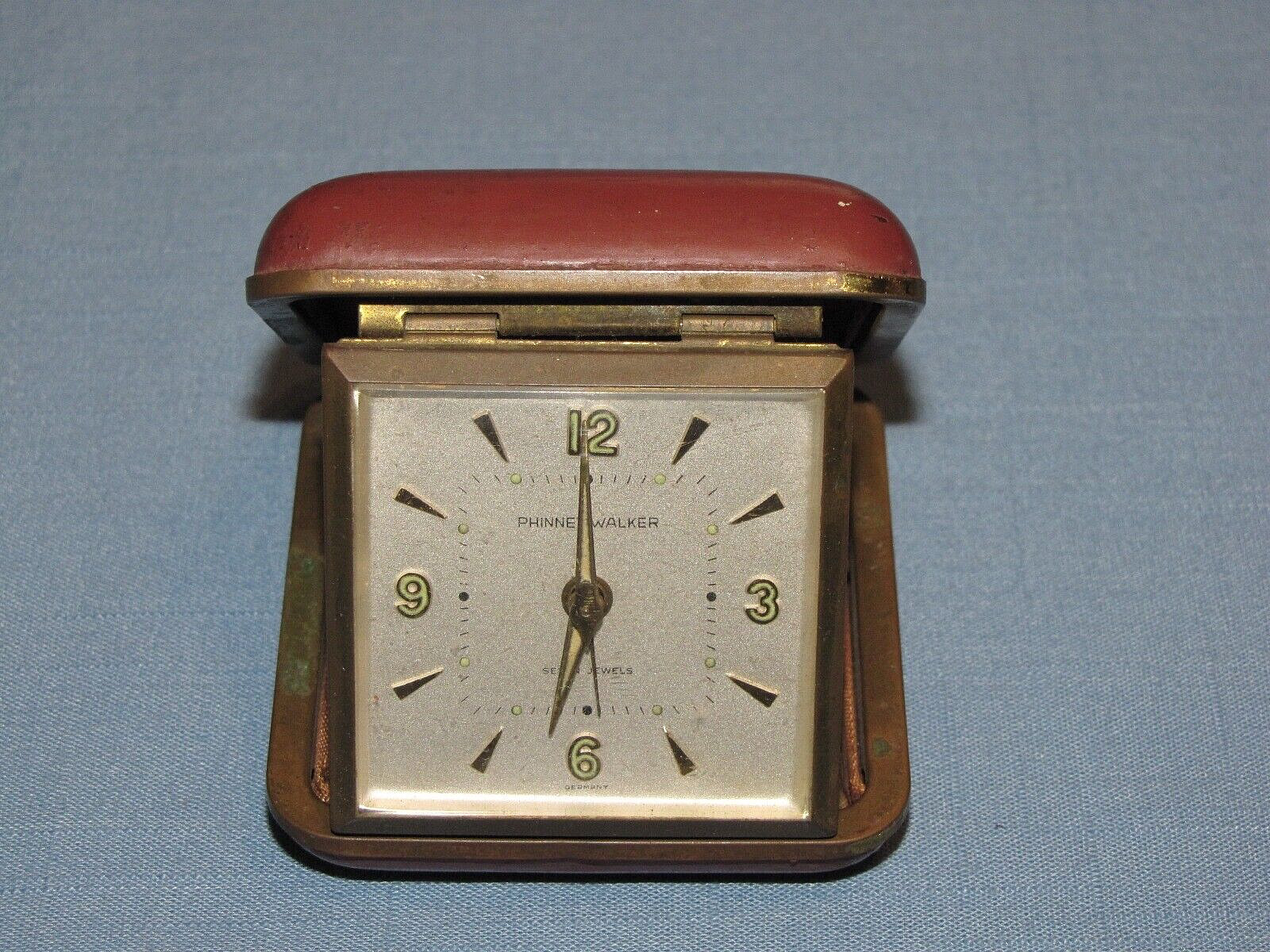 Vintage Phinney Walker Travel Alarm Clock