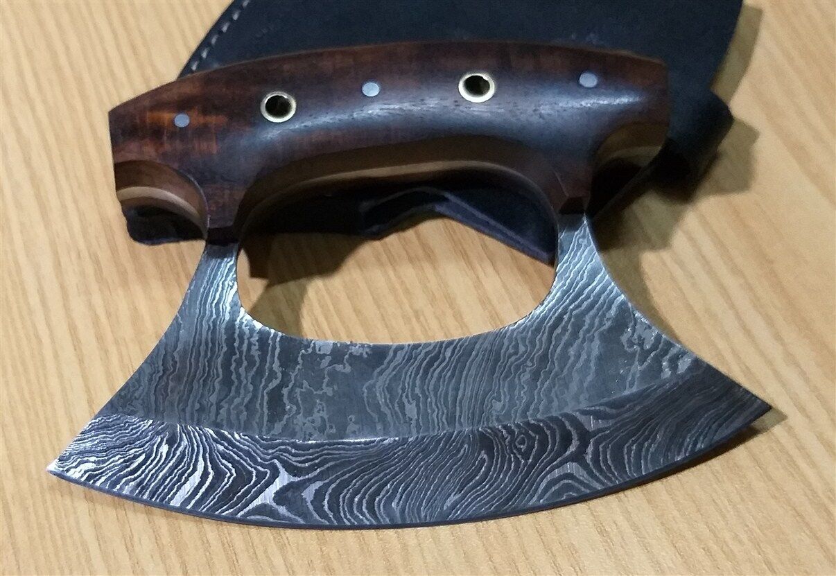 Custom hand made Knife king\'s Damascus Steel Kitchen Use, Chef, ULU knife
