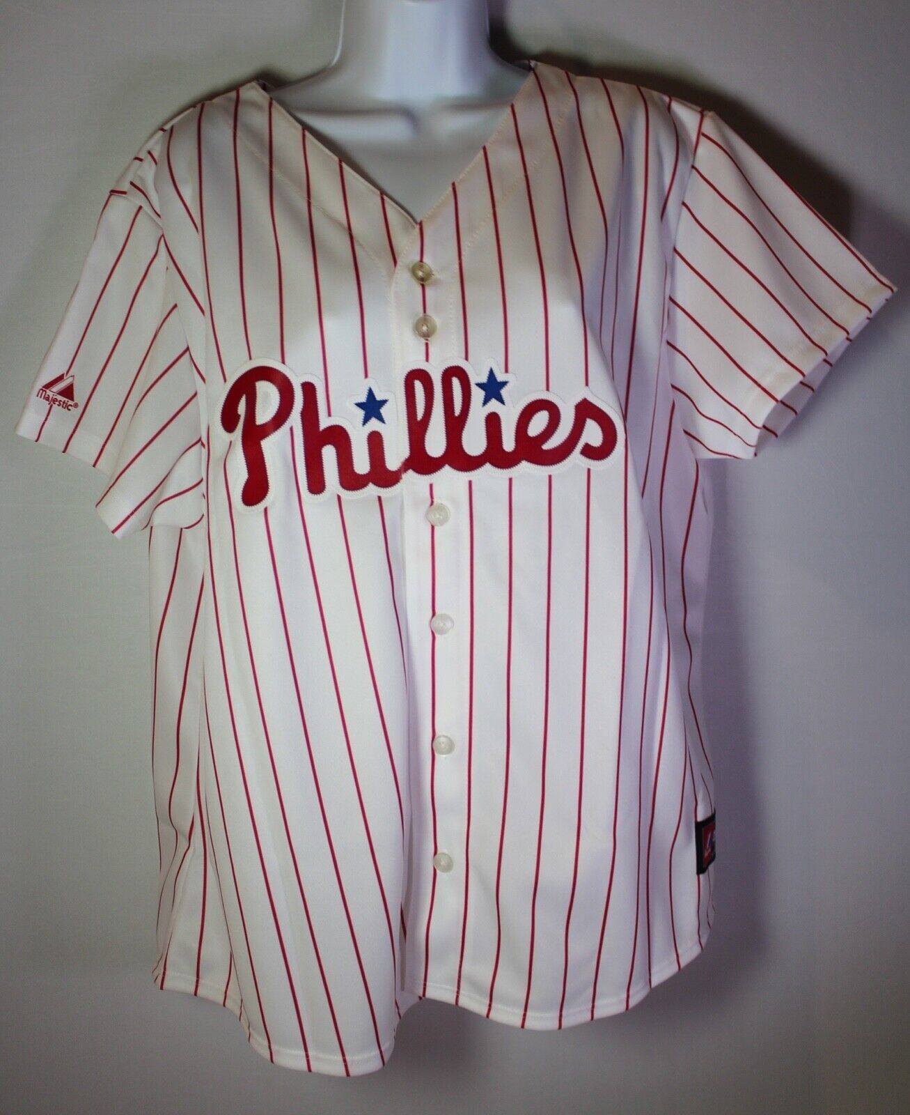 Philadelphia Phillies Women\'s 2XL #11 Jimmy Rollins SEWN PATCHES Jersey NWT