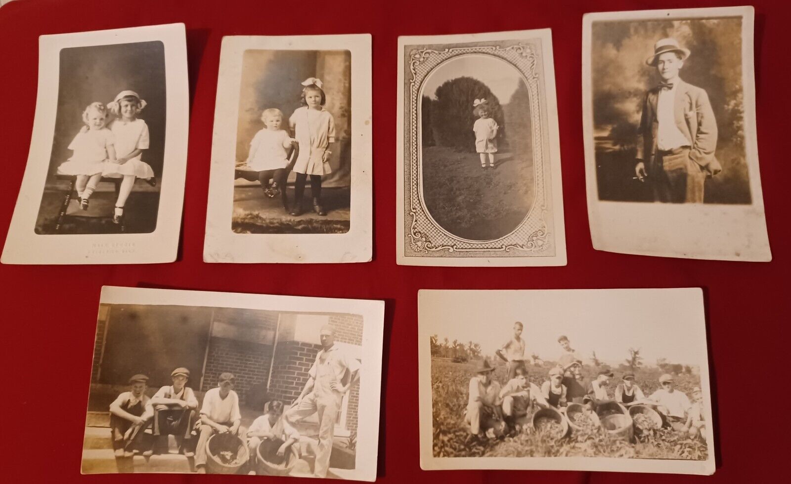 Lot of 6 Vintage RPPC Postcards Mixed Eras Posted and Unposted