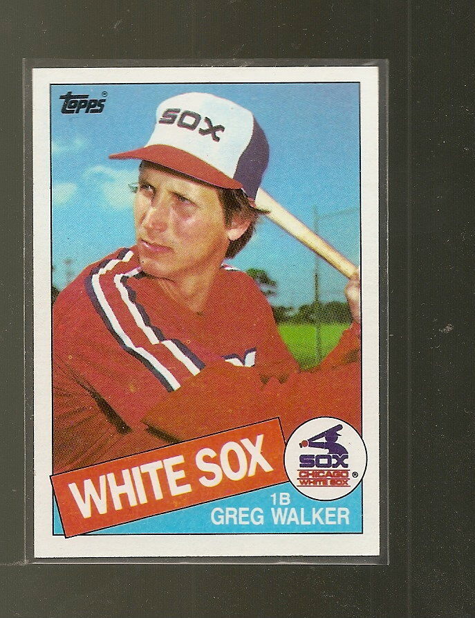 1985 Topps Greg Walker #623 ( Buy 5 $3.00 Cards Pick 2 Free)