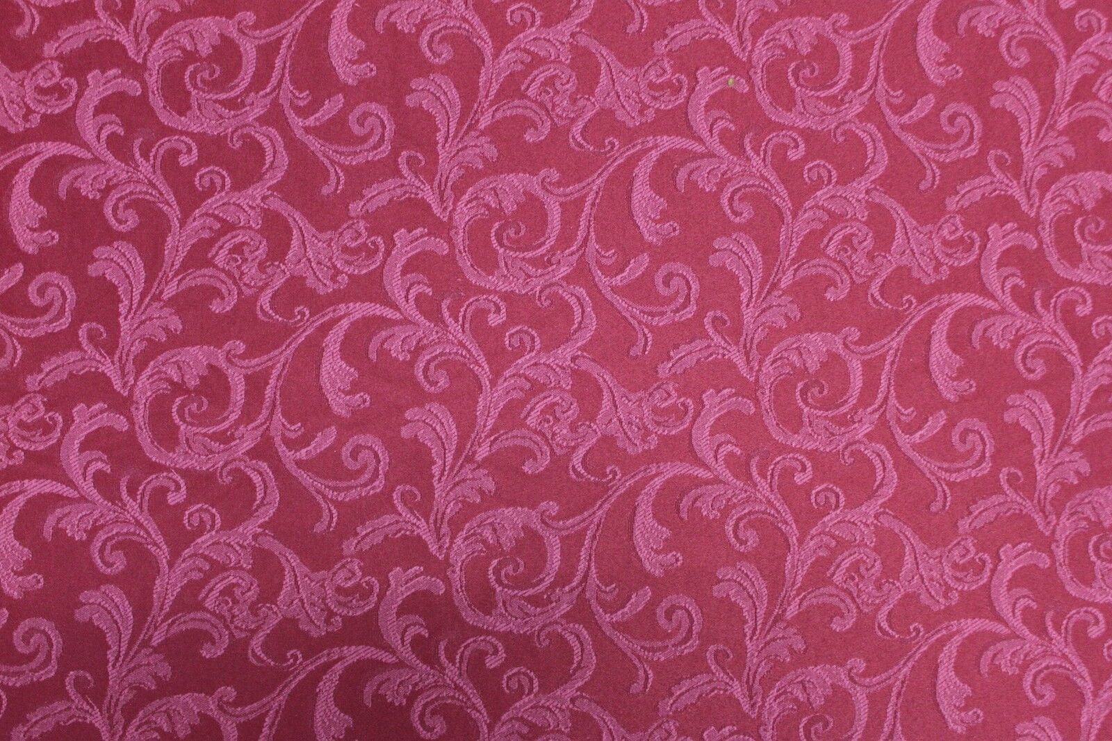 5 1/3 YARDS DARK RED DAMASK Upholstery Fabric Solid Victorian French Federal