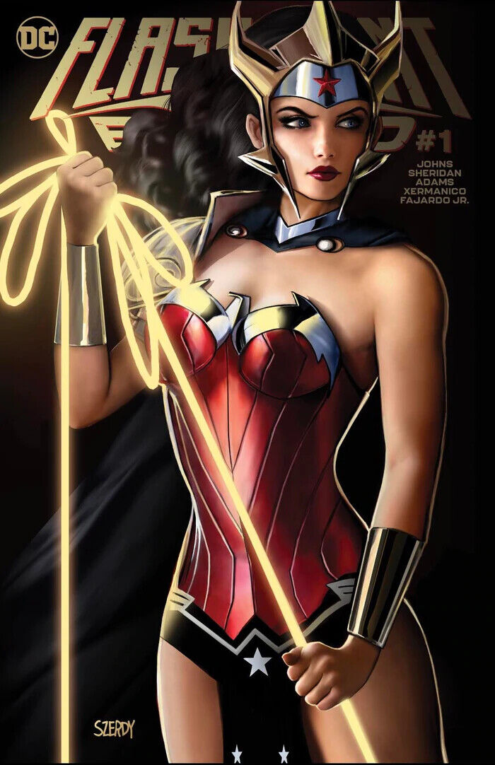 Flashpoint Beyond #1 Nathan Szerdy Wonder Woman Variant Cover Art / Geoff Johns 