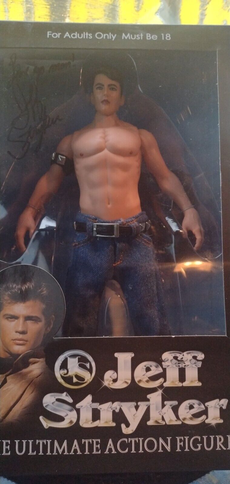 12, Jeff Stryker Action Figure  NIB signed Limited Edition 