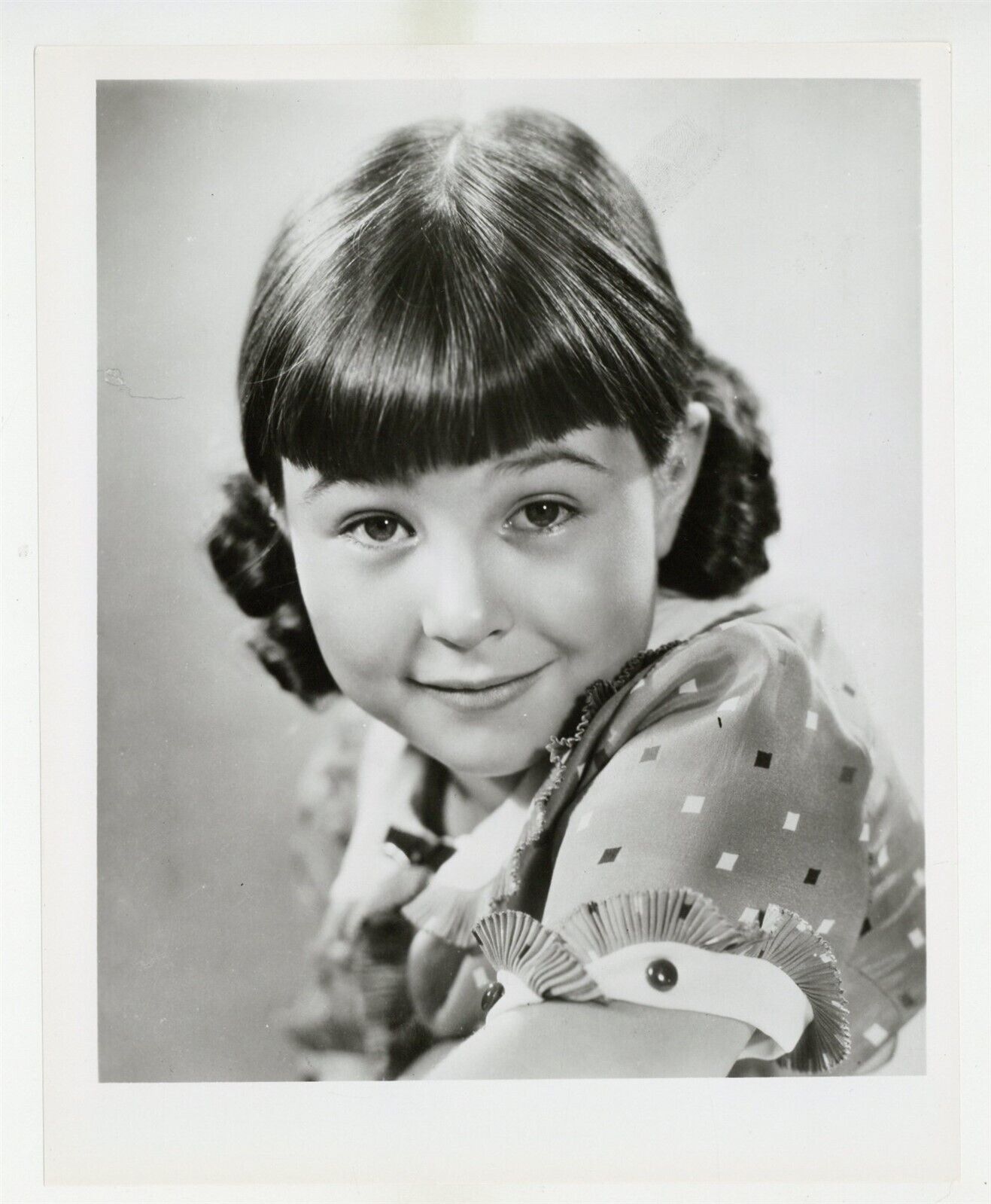 Jane Withers 1940 Young Child Actor Portrait 8x10 Glamour Photo 20th Century Fox
