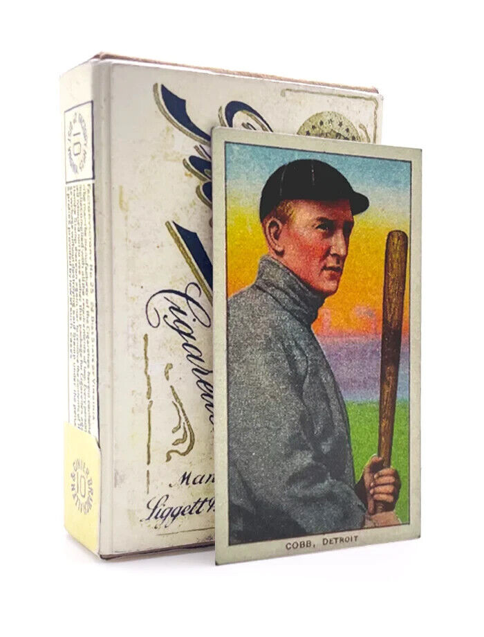 Replica Piedmont Cigarette Pack Ty Cobb T206 Baseball Card 1909 (Reprint) Anvil