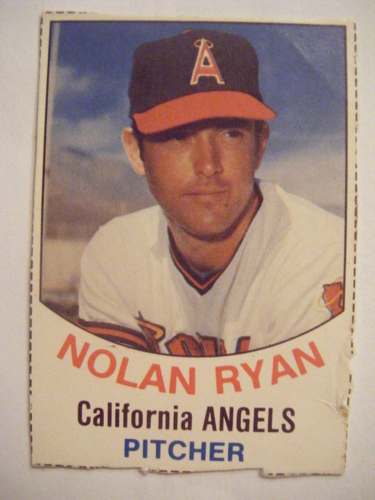 NOLAN RYAN ANGELS 1977 Hostess baseball card #81 1969 WSC METS RANGERS ALVIN TX