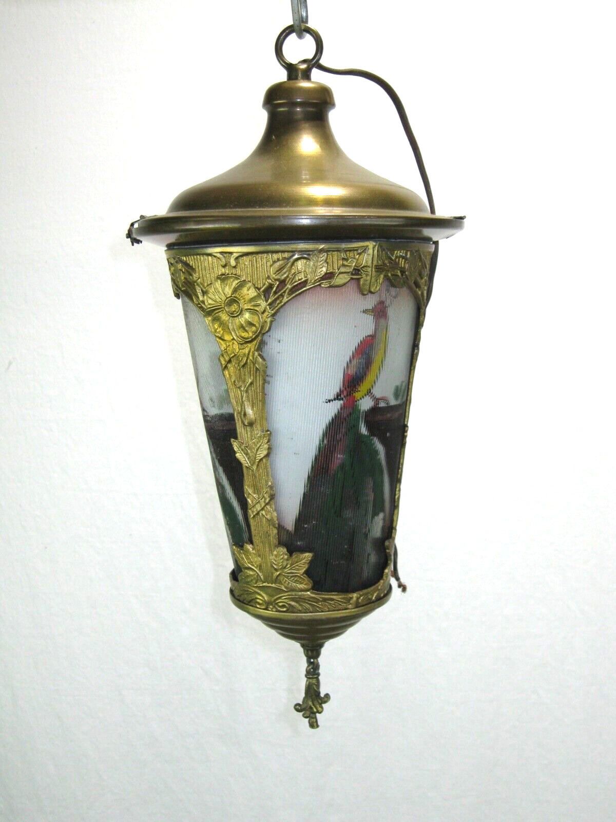 Vintage Nouveau Ornate Hanging light VERY UNIQUE