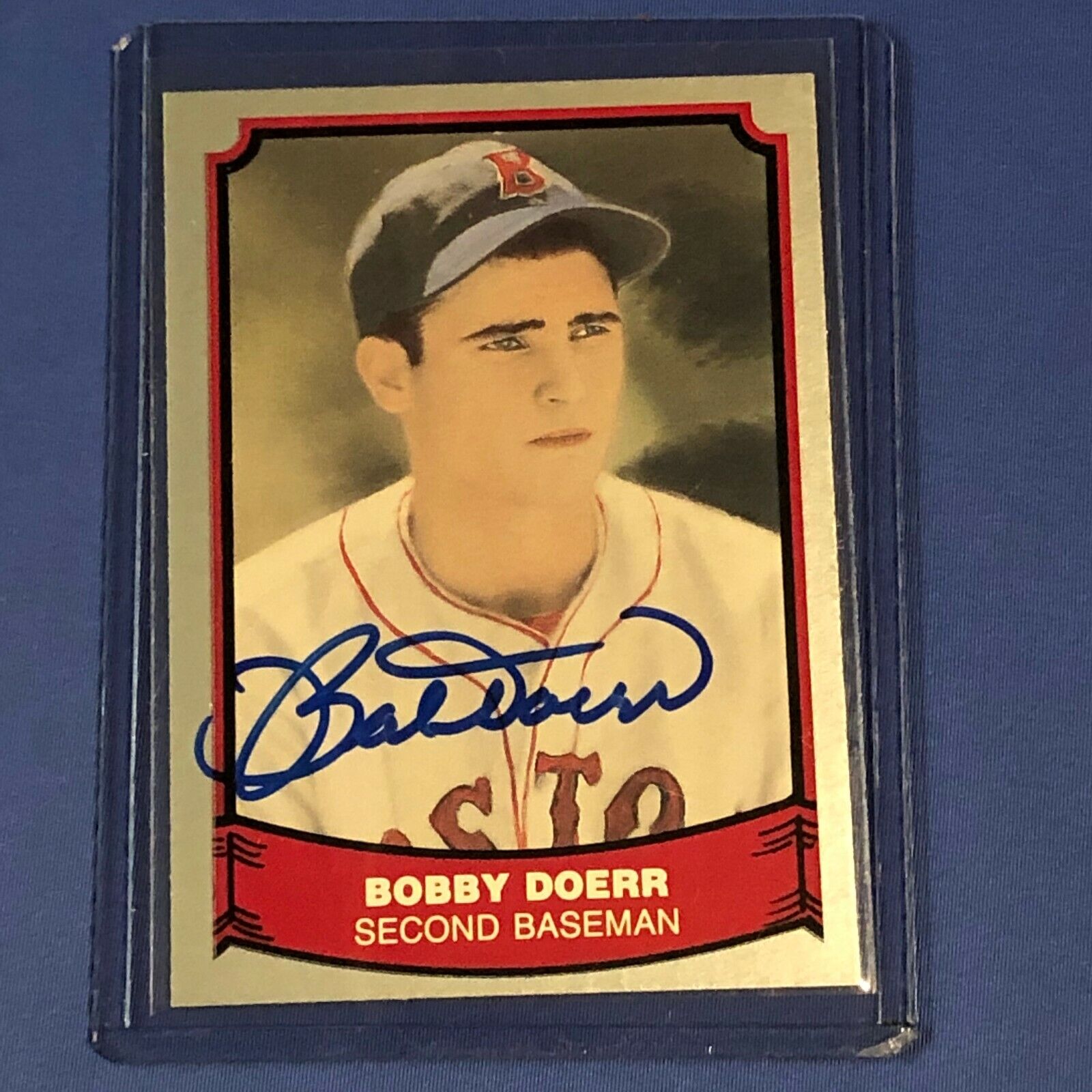 Bobby Doerr Hand Signed 1988 Pacific Legends Card # 73