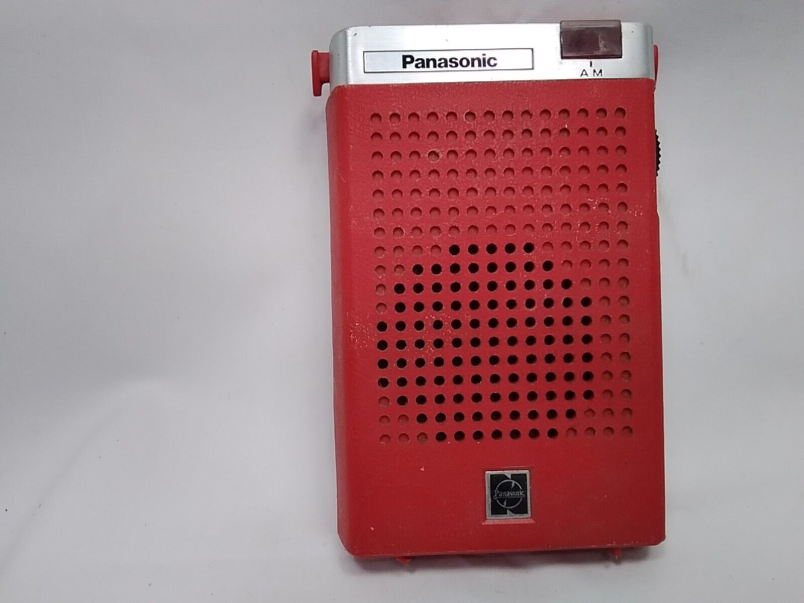 Vintage Panasonic AM Transistor Radio Model R-1029 Red Tested & Works RARE