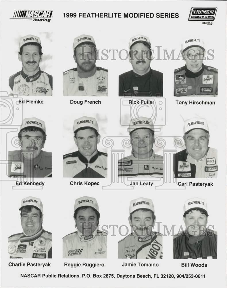 1999 Press Photo Featherlite Modified Series NASCAR racing drivers. - srp37444