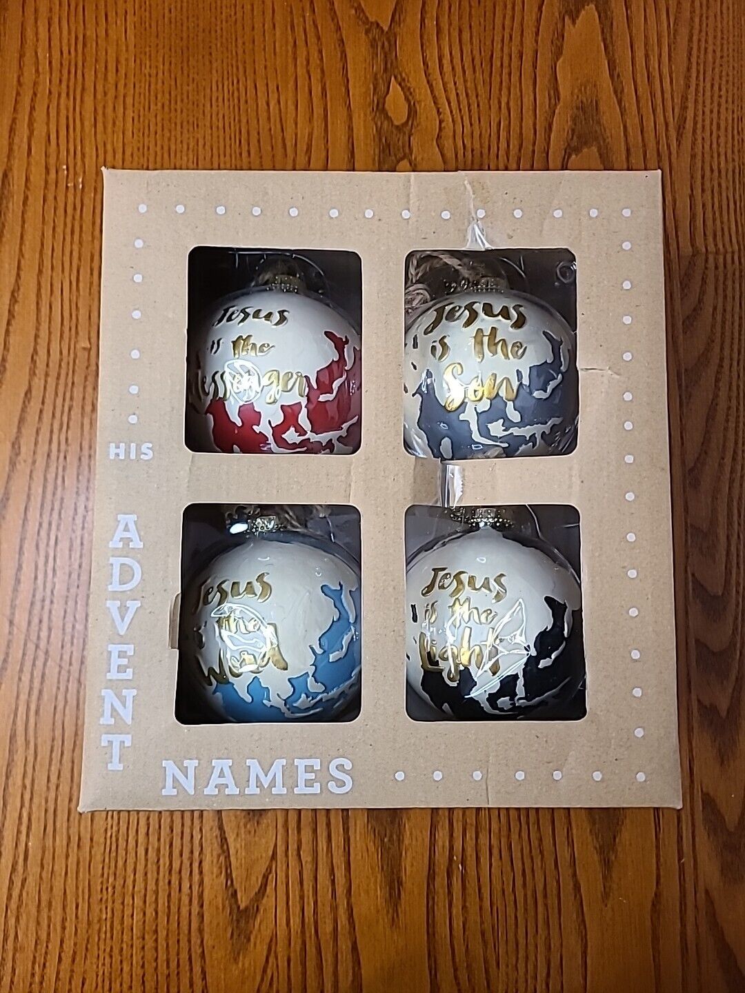 Ever Thine Home HIS ADVENT NAMES 2016 Christmas Ornaments Christian