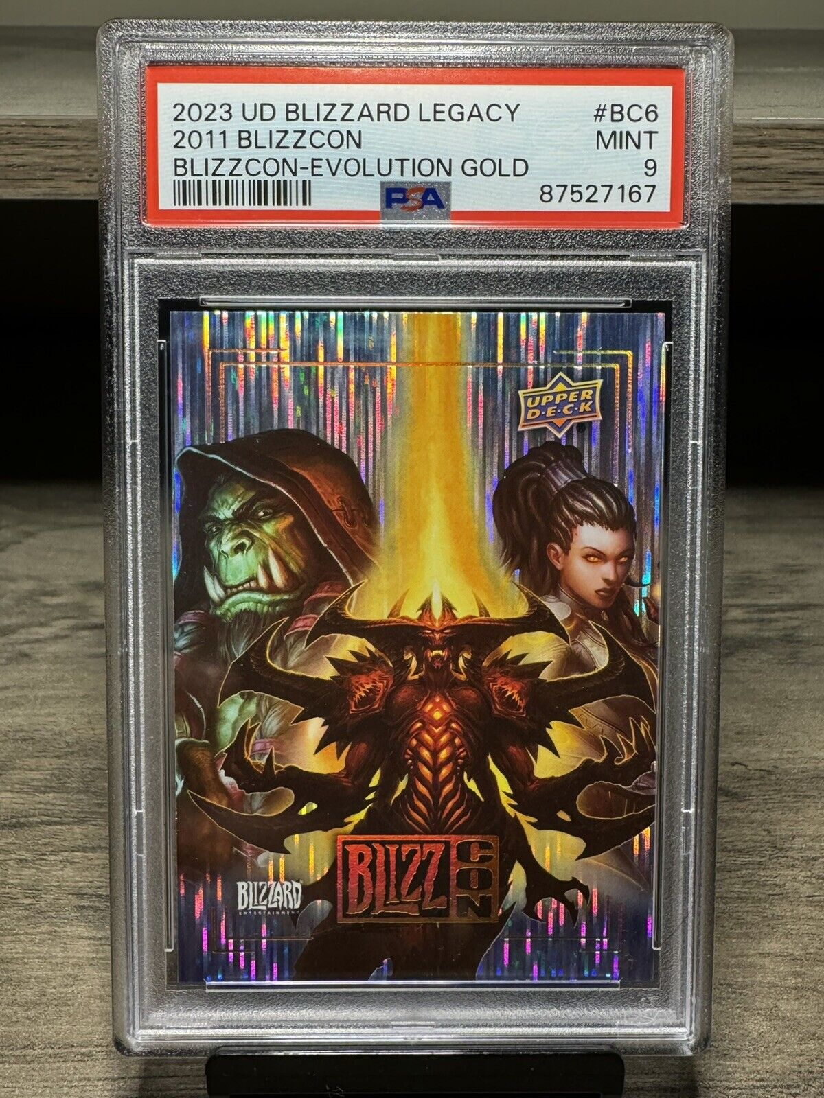 2023 Blizzard Legacy Collection 2011 Blizzcon Evolution Gold 5/5 BC-6 PSA 9 Pop1