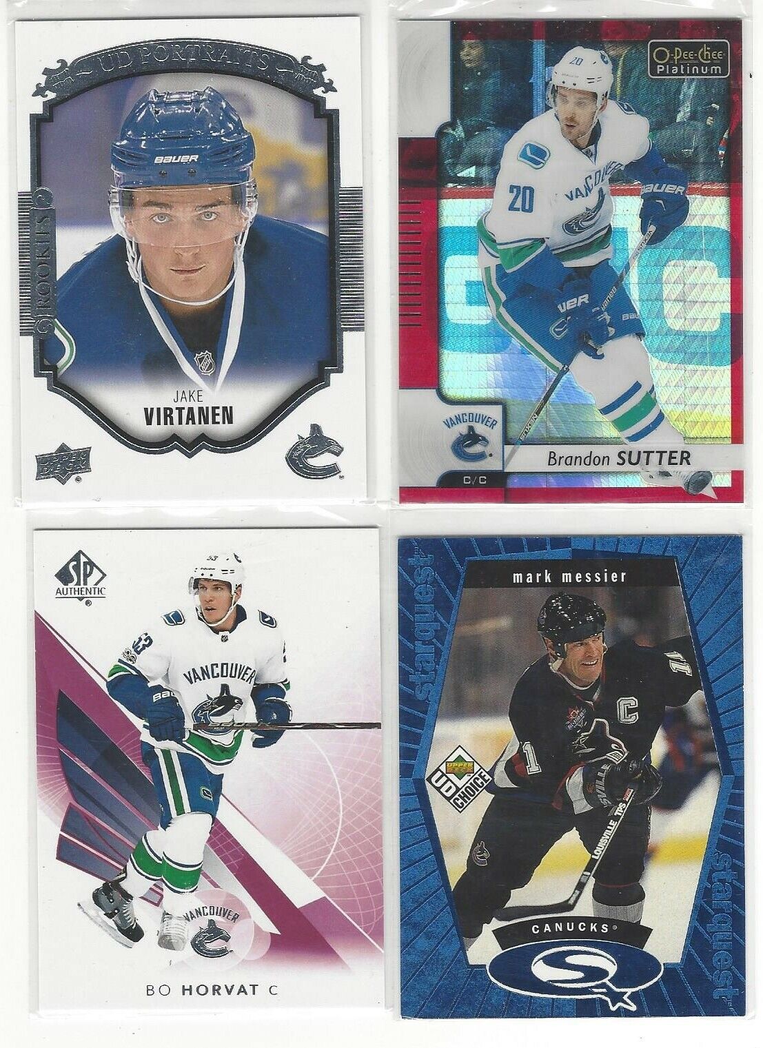 17-18 O-Pee-Chee Platinum Red Prism #93 Brandon Sutter Vancouver Canucks 189/199