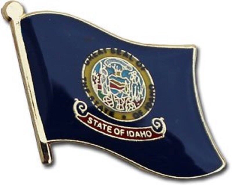 IDAHO HAT  LAPEL FLAG PIN  - NEW