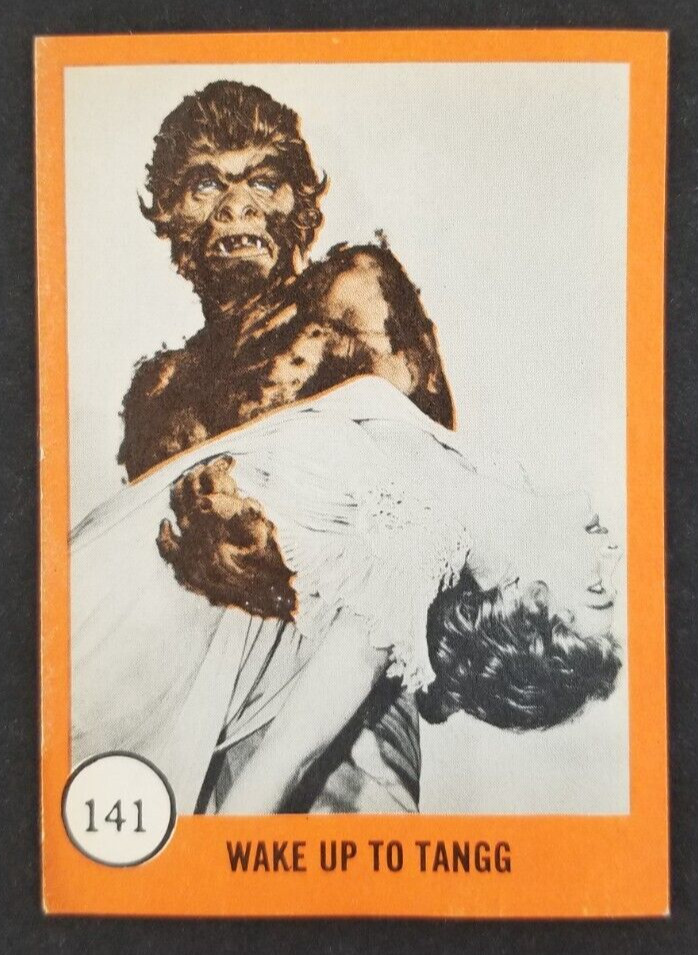 Vintage 1961 Wake Up Tangg Horror Monster Nu Card #141 (Soft Corners)