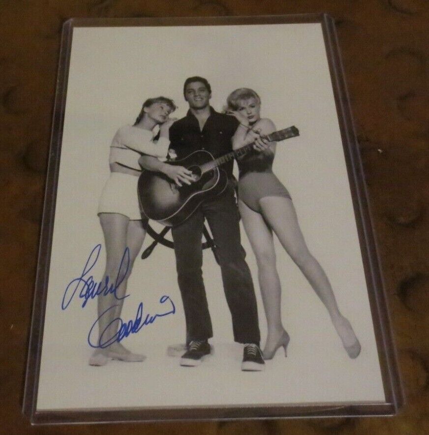 Laurel Goodwin (dec) Girls Girls Girls 1962 Elvis signed autographed photo