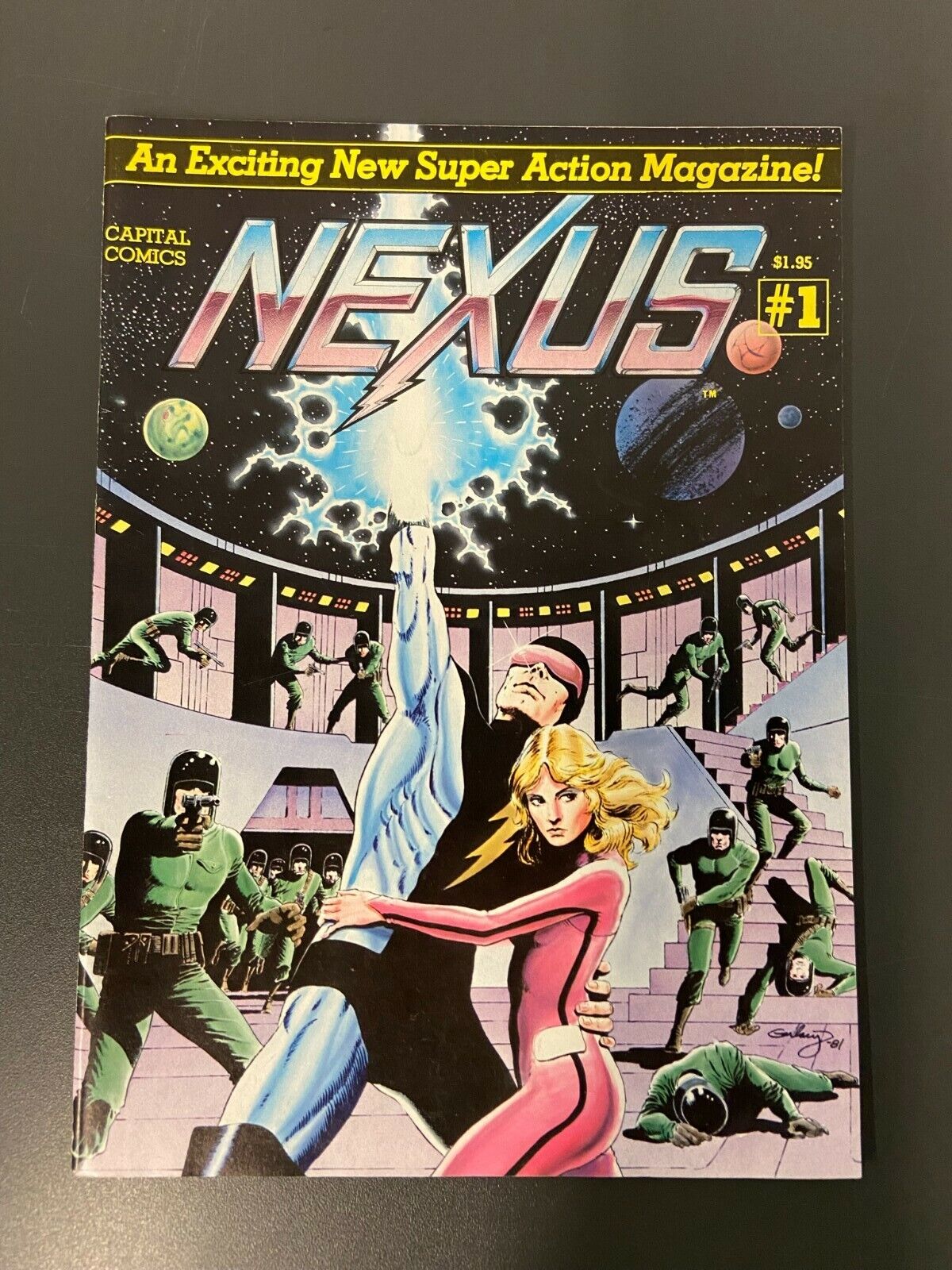 Nexus #1 (Capital Comics 1981) Mike Baron & Steve Rude 1st App Nexus