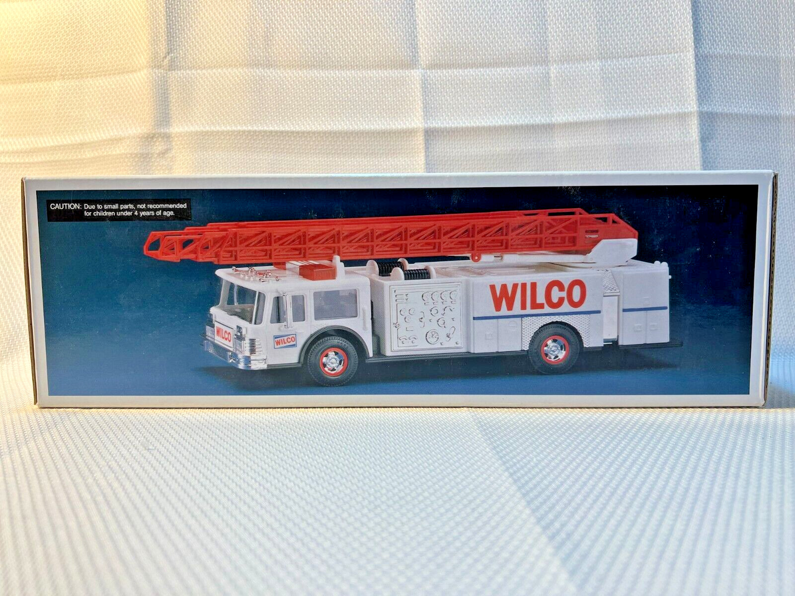 1990 Wilco Vintage Toy Fire Truck With Dual Sound Siren NEW IN BOX