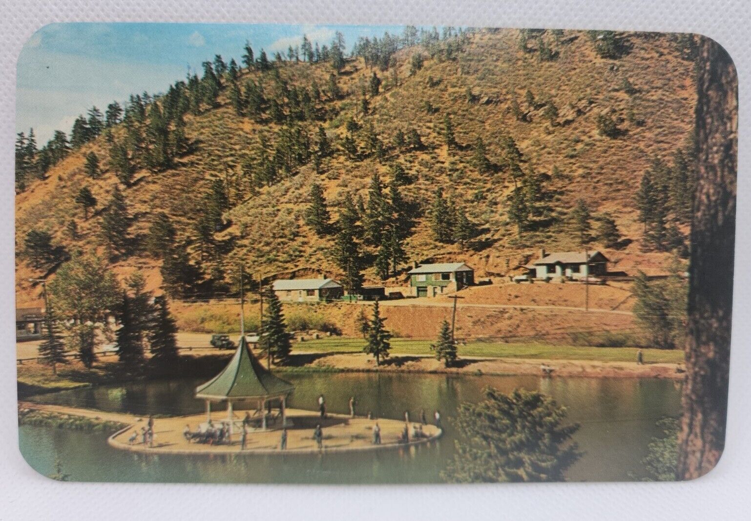 Vintage Postcard Green Mountain Falls Colorado US 24 Woodland Park