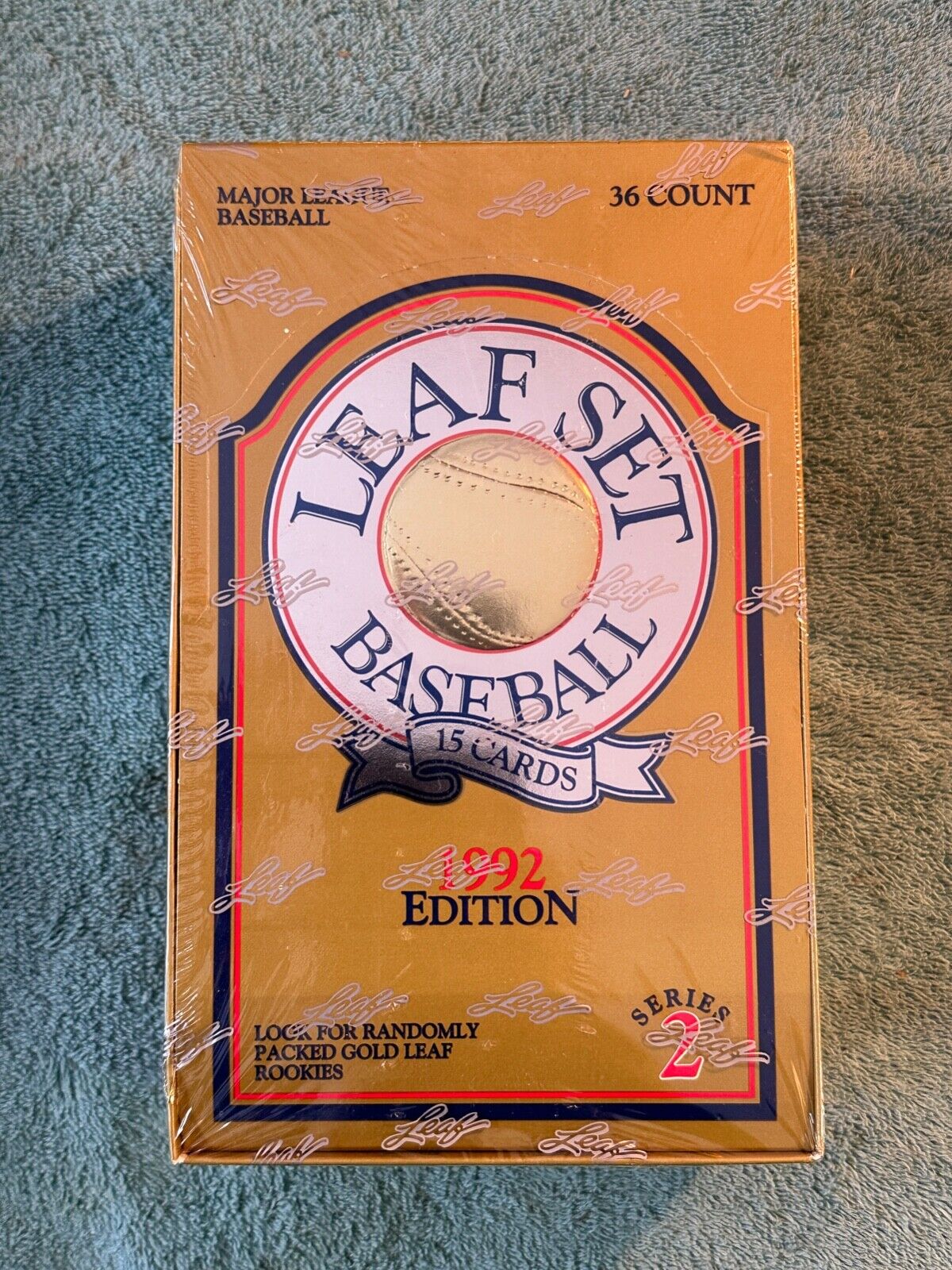 Leaf Set 1992 MLB Edition Series 2 Gold Leaf Rookies 36 Packs 15 Card Per SEALED