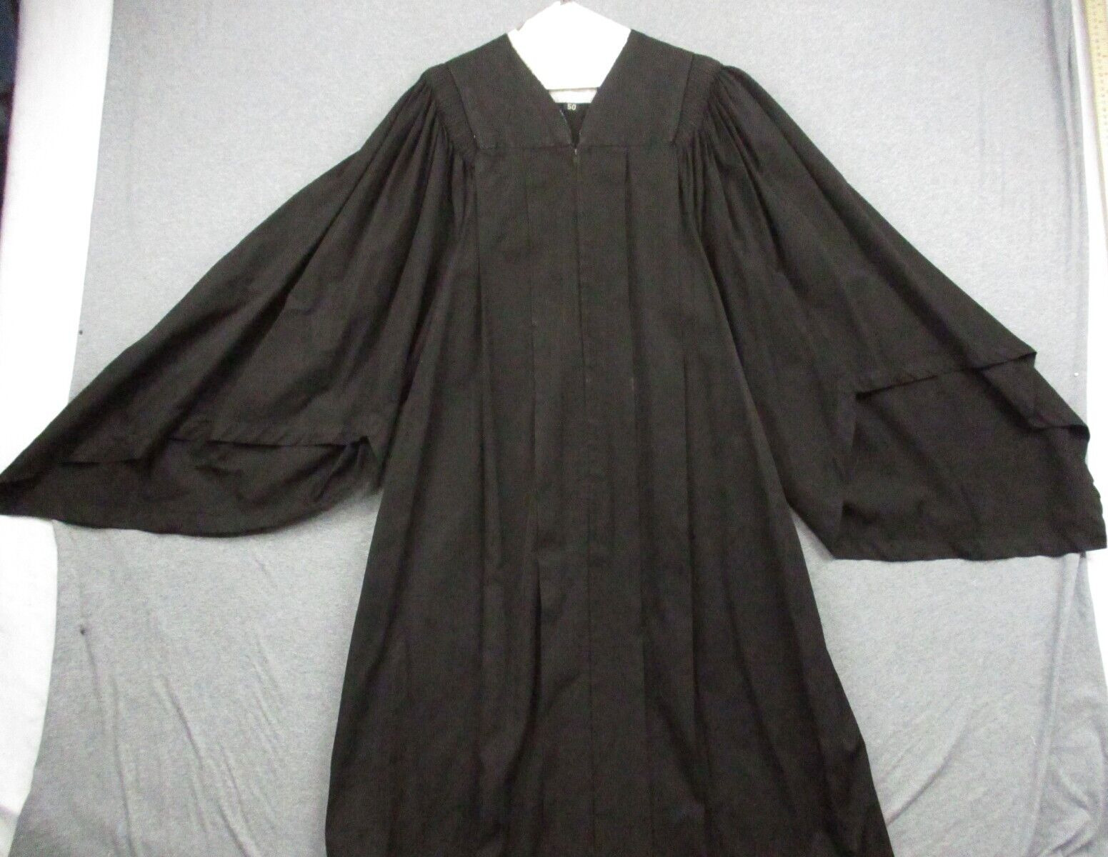 Vintage Collegiate Cap & Gown Co. Graduation Black Gown 50