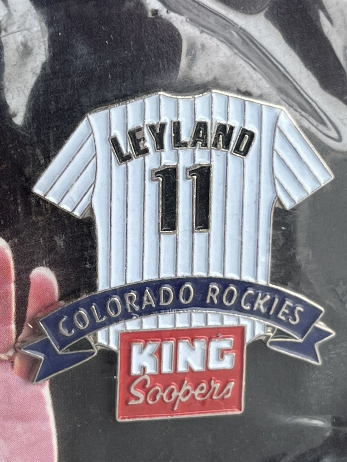 Jim Leyland Colorado Rockies 1998 Manager Coors Field MLB Baseball Lapel Hat Pin