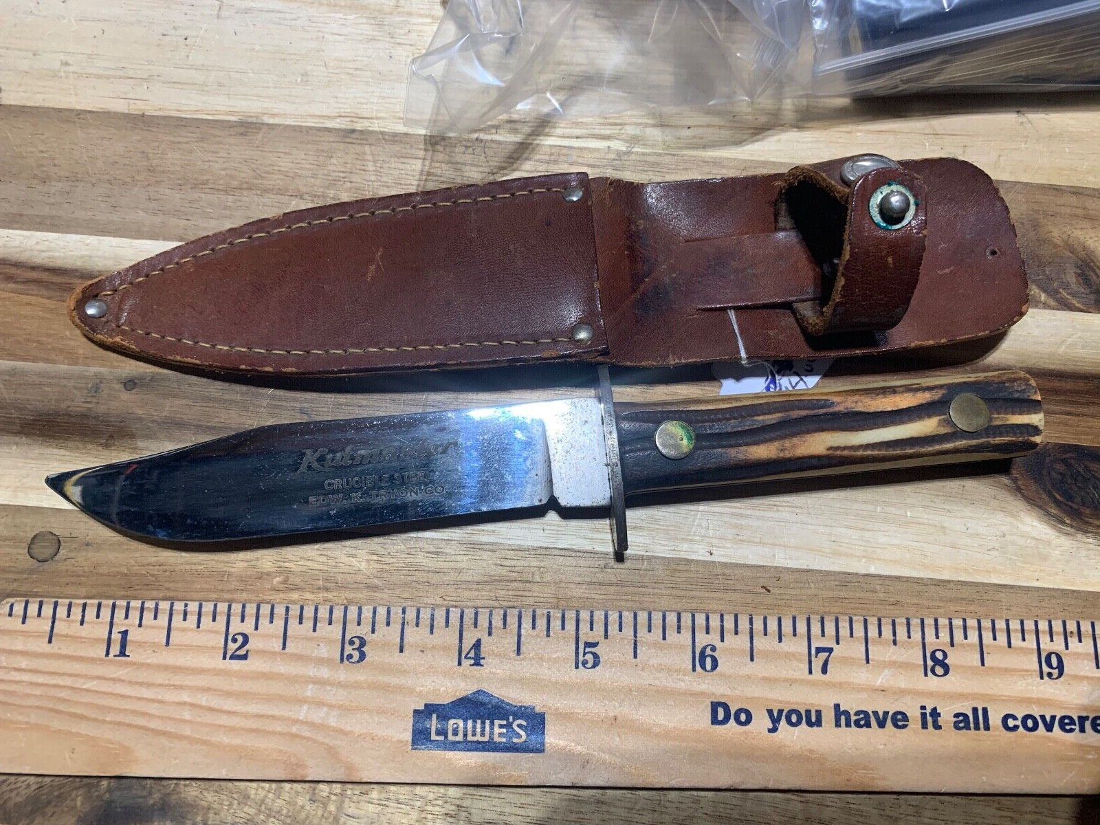 Kutmaster Crucible steel hunting knife (22443)