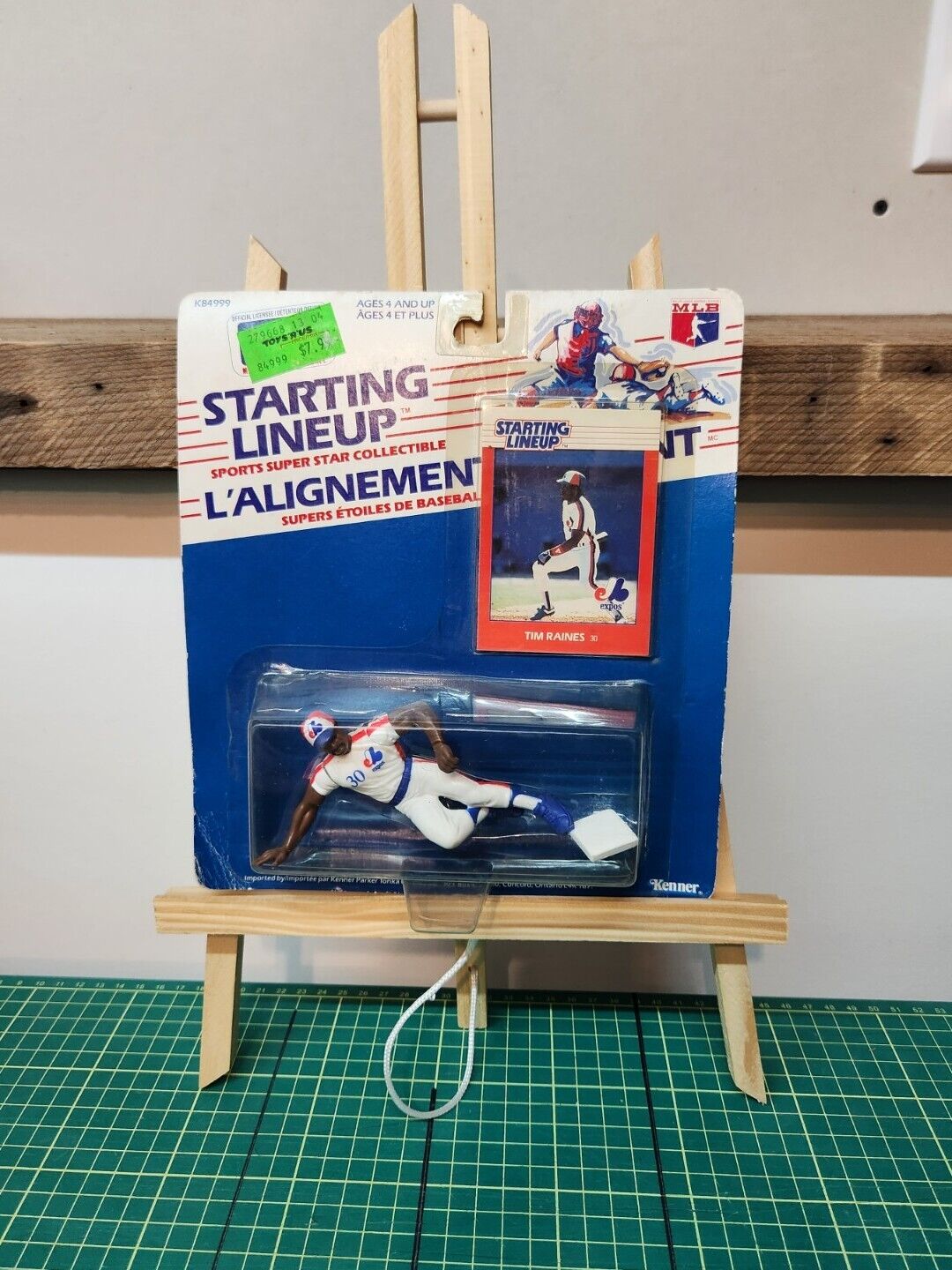 UNOPENED Tim Raines Montreal Expos 1988 MLB Kenner Starting Line UP First Year