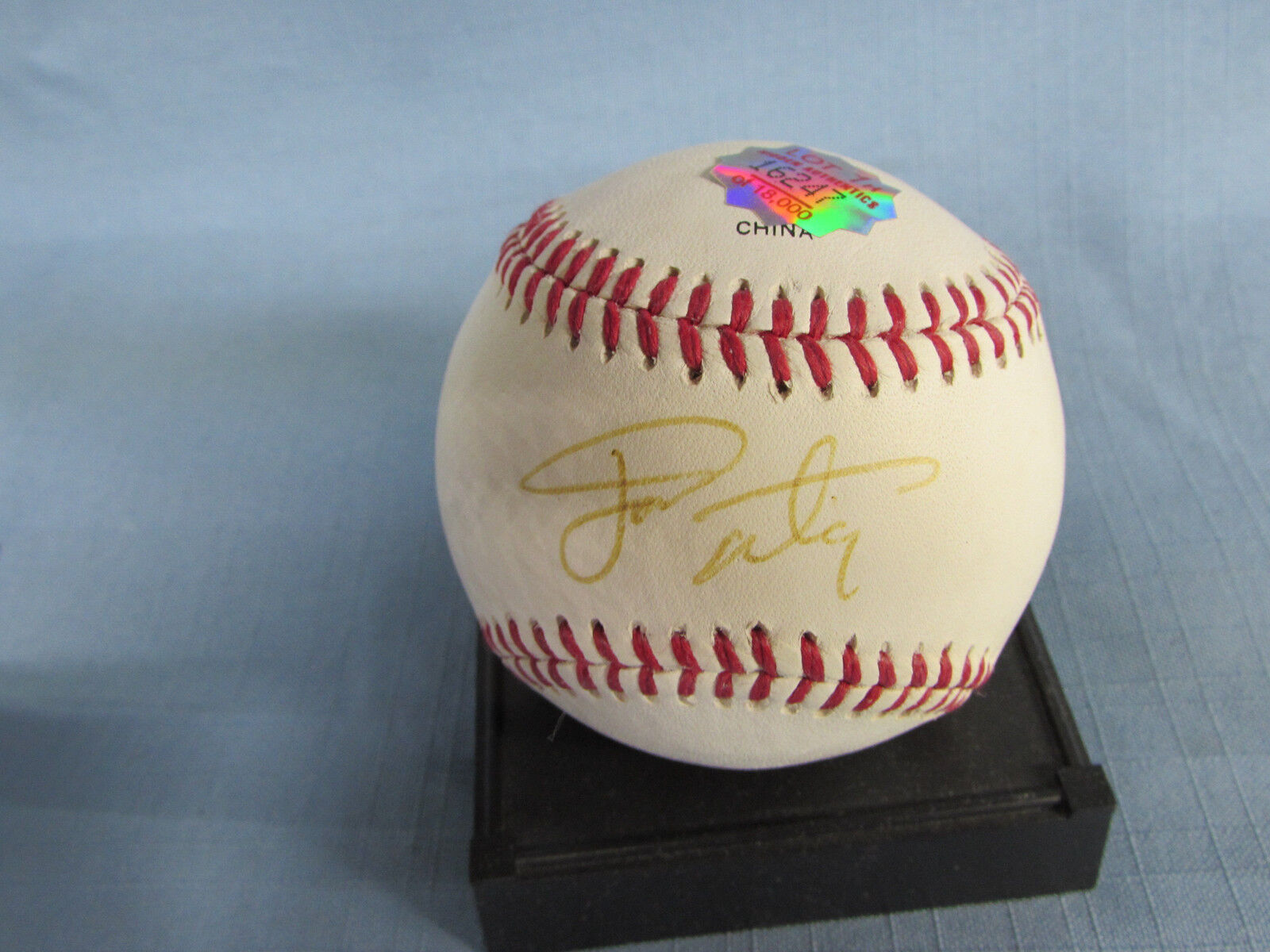 Jaret Wright Autographed Baseball Hidden Authentics COA Yankees & Indians